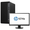 HP ProDesk 400 G7 MT 10th Intel i5-10500 (3,10Ghz up to 4,50 Ghz 12 Mo cache, 6 coeurs), Disque dur  1To SATA 7200, Mémoire vive 4 Go SDRAM DDR4-2666 , Chipset Intel® B360, Intel® UHD 630 Graphics, (2) USB Type-A SuperSpeed 10 Gbit/s, (3) USB Type-A SuperSpeed 5 Gbit/s, (4) USB Type-A, DisplayPort™ 1.4, 1 HDMI 1.4, (1) RJ45, SATA DVD+/-RW, Freedos, Ecran HP LED V214.7 20,7 "  GARANTIE 1 AN       