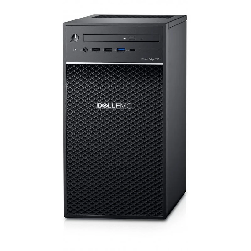 DELL PowerEdge T40 Intel® Xeon®E-2224G (3.5GHz, 8M c ache, 4C/4T, turbo (71W)) 8GB DDR4 UDIMM, 2666MT/s, ECC 1TB 7.2K RPM SATA 6Gbps 3.5in Cabled Hard Drive Garantie 1an  