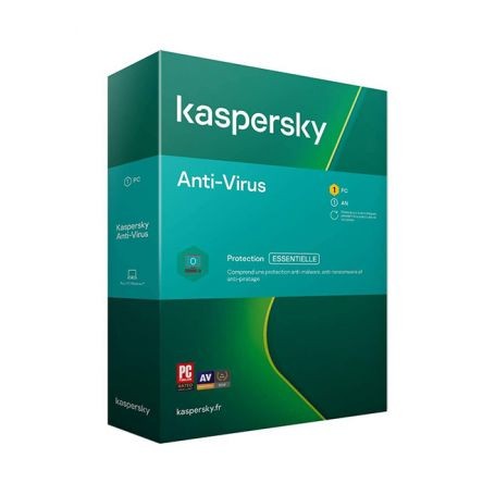 KASPERSKY Antivirus 2021 3 POSTES / 1 AN 