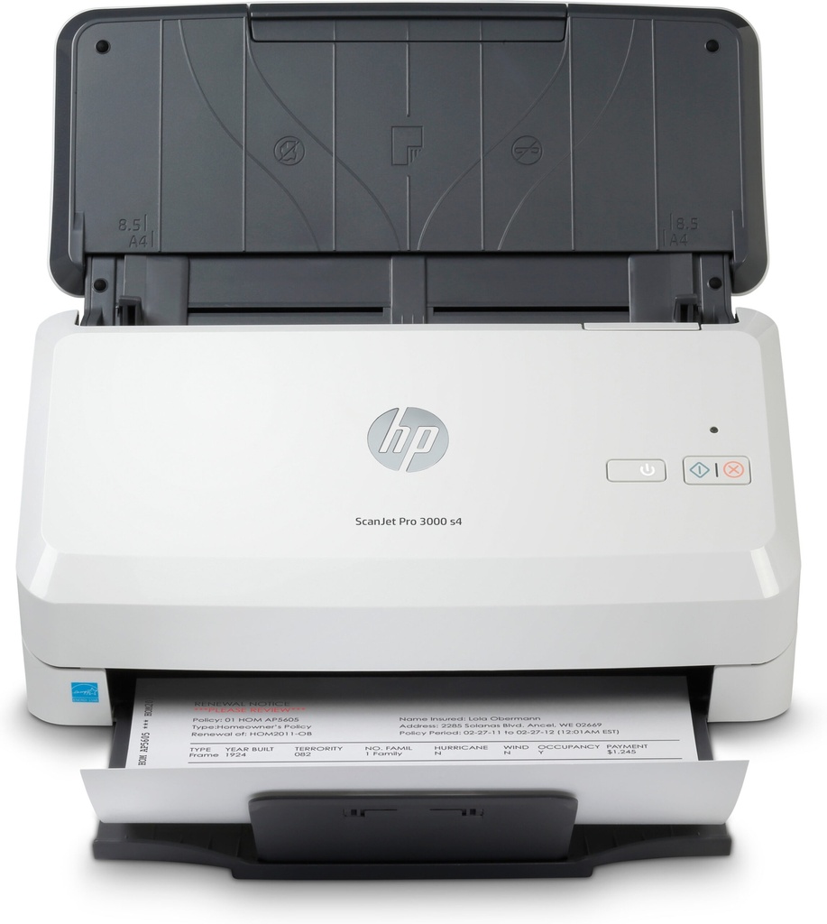 HP SCANNER SCANJET PRO 3000 S4 40 PPM/80 IPM - 600DPI -  256MO - USB 3.0 - REMPLACE SJ 3000S3