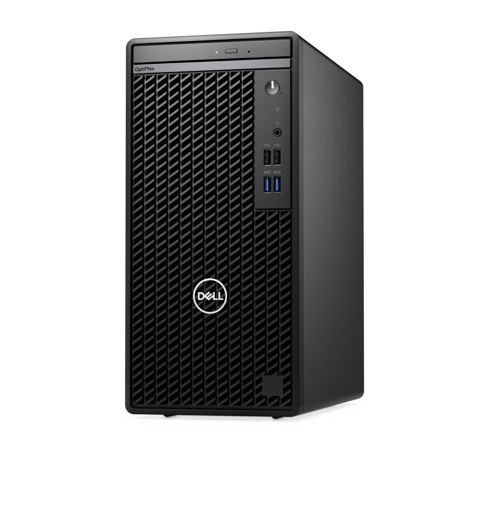 Dell Optiplex 7010 MT/ Intel Core i5- 13500 (6+8 Cores/24MB/20T/2.5GH z to 4.80GHz/65W) /8GB (1x8) DDR4 3200 / 256GB SSD PCIe NVMe/ Intel Integrated Graphics / 8 x DVD+/-RW 9.5mm Slimline Optical Disk Drive/ Dell Wired Keyboard-KB216 - French (AZERTY)/ Dell Optical Mouse-MS116 - Black /180W/ Internal Speaker / Ubuntu /3yr PROSUPPORT