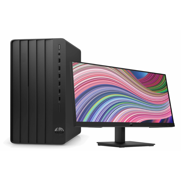 HP Pro 290 G9 MT 12th Intel® Core™ i5-12500 (3,00 GHz up to 4,60 GHz, 18 Mo mémoire cache, 6 cœurs), Disque dur 512Go SSD PCIe® NVMe™ M.2, Carte graphique Intel® UHD 770, Graveur DVD/RW, Memoire vive 8 Go RAM DDR4-3200 , FreeDos, (4) SuperSpeed USB 5 Gbps,(4) USB 2.0, 1 VGA, (1) RJ45, HDMI, casque/microphone, Carte combinée Realtek RTL8822CE 802.11a/b/g/n/ac (2x2) Wi-Fi® et Bluetooth® 5, Ecran HP P22v G5 21.5", GARANTIE  1AN