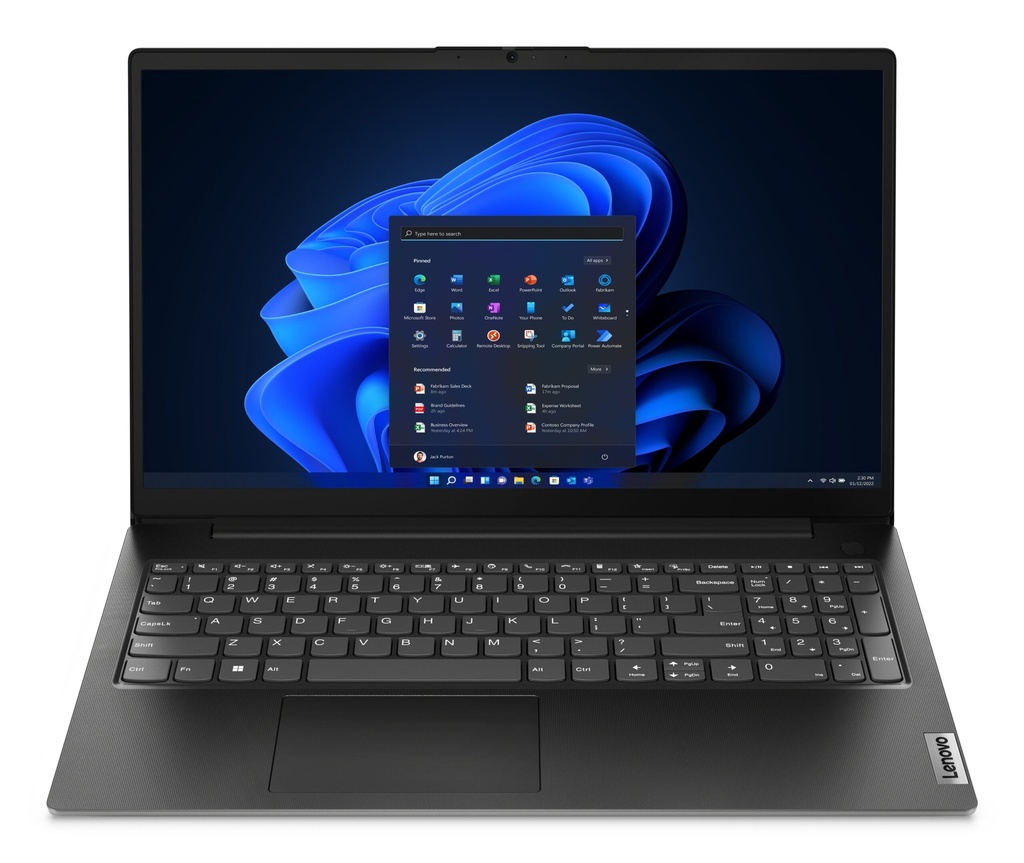 LENOVO V15 G4 IRU, Intel Core™ i5-13420H (8C (4P + 4E) / 12T, P-core 2.1 / 4.6GHz, E-core 1.5 / 3.4GHz, 12MB), 8GB DDR4-3200,  512 Go SSD M.2 2242 PCIe 4.0x4 NVMe®  15.6″ FHD (1920x1080) TN 250nits Anti-glare, 45% NTSC, Wifi 11ac 2x2 + BT5.1, Ethernet 100/1000M (RJ-45), USB 2.0, 2x USB 3.2 Gen 1, HDMI 1.4b, RJ-45, combo casque/micro, Haut-parleurs stéréo, 1,5 W x2, Dolby Audio, Carte graphique Integrated Intel UHD Graphics, FreeDos, Noir,  Garantie 2ans, Sacoche LENOVO Offerte