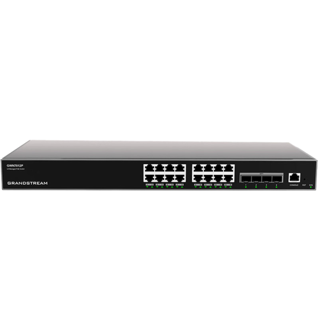 Grandstream Switch Administrable Niveau 3 /16 Ports Gigabit / 4 Ports SFP+ 10 Go